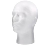 Swiixxer Peluca Masculina Pantalla CosmetologíA Maniquí Soporte de Cabeza Modelo Espuma