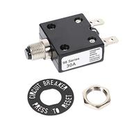 Swiixxer Protector Termal del Disyuntor TéRmico del Circuito de 30a 125 / 250VAC 50VDC para el Generador