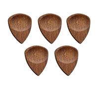 Swiixxer Púas de Guitarra Ranuradas, Púas de Guitarra de Madera, Púas de Guitarra de Madera para Guitarra Eléctrica, Acústica o Bajo,A