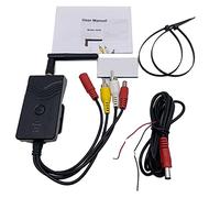 Swiixxer Repetidor de SeñAl de Transmisor WiFi para CáMara de Marcha AtráS de Vista Trasera InaláMbrica de Coche para iOS y Android 903S HD PK 903W, Negro