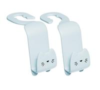 Swiixxer Respaldo del Asiento del Coche de Gancho Multifuncional Oculto Asiento Trasero del Coche Reposacabezas Desmontable Gancho Pequeño C