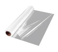 Swiixxer Rollo de Envoltura de Celofán Transparente de 100 Pies Papel de Regalo Transparente Extra de 34 Pulgadas X 100 Pies, Papel de Celofán Transparente Más Grueso y Transparente