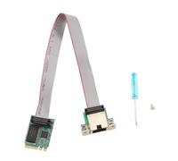 Swiixxer Tarjeta LAN Ethernet M.2 A+e Key 2.5G RTL8125B Tarjeta de Red de Control Industrial Tarjeta de Red Ethernet M.2 Gigabit