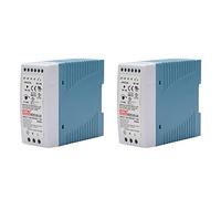 SWILDER 2X MDR-60 24V 60W DIN Fuente de Alimentación de Carril AC/DC Fuente de Alimentación Regulador de Voltaje Conductor 110V 220V