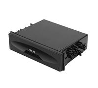 SWILDER Caja de almacenamiento universal para coche -38 de una sola capa de un solo DIN para instalación de radio, kit de bolsillo de 177 x 50 x 120 mm