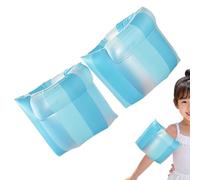 Swim Arm Floats | 1 Pair Stripe Pattern Pool Floater Ring | Swimming Arm Rings | Ideal For Boys Girls River Water Park Vacation Beach Lake Backyard Outdoor