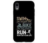 Swim Bike Run - Bicicleta de triatlón Carcasa para iPhone XR