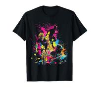 Swim Bike Run Paint Splash Triatleta Tri Sport Triatlón Camiseta
