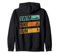 Swim Bike Run Triatleta Deportes Triatlón Triatlón Triatlón Sudadera con Capucha