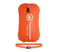 Swim Buoy For Open Water, Swim Safety Float and Drybag, Swimming Pool Buoy with Waist Belt, Adjustable Swim Buoy, Single Air Drybag For Swimmers, Open Water Swim Safety Float, Drybag Swim Buoy,