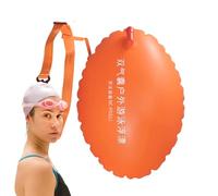Swim Buoy - Open Water Inflatable Swimming Safety Float, High Visibility Tow Design, Lightweight Durable Training Accessory | Confidence Building Outdoor Support For Fitness Enthusiasts Beginners Wome
