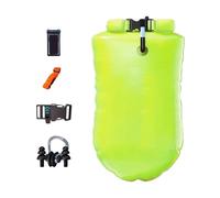 Swim Buoy Safety Float, Waterproof Swim Training Buoy Open Waters, Lightweight Pool Equipment, Perfect for Snorkeling, Kayaking, Boating, Beach and Outdoor Water Sports Safe Gear, 69cm Orange Green