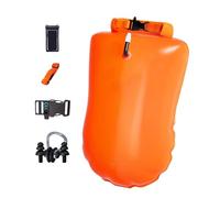 Swim Buoy - Waterproof Swim Safety Float for Open Water Training, Inflatable Tow Float with Adjustable Waist Strap, Pool Snorkeling Boating Kayaking Swimmers Beach Water Sports, 20.08x11.42x10.63inch