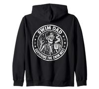 Swim Dad, Surviving The Swim Meet, Swim Dad Sudadera con Capucha