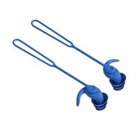 Swim Ear Plugs - Silicone Waterproof Earplugs | Reusable with Lanyard | Silicone material, three-layer design, washable and waterproof, 2-piece set for swimming, sleep and noise reduction