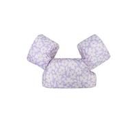 Swim Essentials Flotador con Manguitos Morado Estampado Floral 2-6 años - Nylon 100% y Espuma, Cierre de Clic, 15-30 kg, Flotador Piscina Niño Bebé