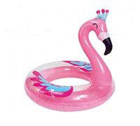 Swim Essentials Flotador de Aro Flamingo Rosa Ø 95 cm - Flotador Hinchable Infantil Seguro, Anillo de Natación para Niños, Aro Salvavidas para Piscina y Playa