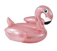Swim Essentials | Flotador Flamenco XXL Hinchable Rosa/Oro - Flotador Piscina Adulto Seguro y Divertido - Inflable Gigante Jardín o Playa
