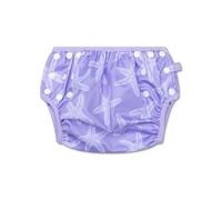 Swim Essentials Pañal de Natación Lila Lavable con Estampado de Estrellas de Mar, Reutilizable 0-3 Años, Cómodo, Ajustable y Ecológico