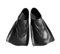 Swim Flippers - Short Swim Flippers EVA Non Slip Diving Fins | Swimming Training Fins For Adults Kids Snorkeling Gear Freestyle Swims Training Equipment | Adjustable Sizes S M L