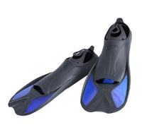 Swim Flippers - Training Fins for Swimming Snorkeling | Lightweight Durable Swim Gear - Pool Practice Diving Travel Water Sports | Adjustable Comfortable Non Slip Foot Pocket Design