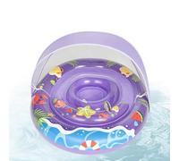 Swim Float, Kids Inflatable Swim Ring with Detachable Canopy Anti Support Buoyancy Seat for Boys Girls 0-3 Years Water Play Safety Float for Pool Beach Outdoor