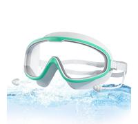 Swim Goggles - Anti-Fog Swimming Eyewear with Wide Vision, Professional Water Sports Glasses, UV Protection and Leak Proof Design, Adjustable Swim Goggles for Men Women, Pool and Open Water Use