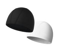 Swim Hat - 2 piezas elástica transpirable impermeable Cap | Swimming Pool Cap, Water Resistant Swim Caps, for Women Men Kids Pool Beach Boy Girl Hiking Fishing Travel Vacation Outdoor Sports Summer