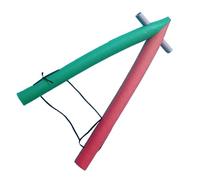 Swim Noodles, Thin Foam Pool Floats, Training Float Tube, Lightweight Floating Tube, Water Training Aid, Exercise Equipment for Kids, Adults, 115x55x6.5cm Red Green Yellow Blue