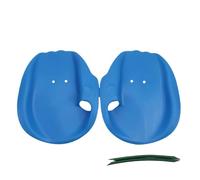 Swim Paddles, Junior Hand Paddles, 6.3 Inches Lap Swimming Pool Training Equipment, Portable Swim Gear for Strength & Improvement, Swimmer Accessories, Blue