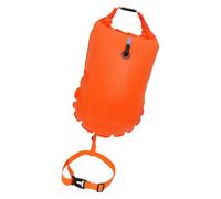 Swim Pull Buoy, Waterproof Non-Slip Floating Aid with Adjustable Strap, Swimming Float Bag for Sea, Coast, Snorkeling, Beach, Lake, Diving Practice, Training, Open Water Safety Gear