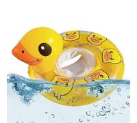 Swim Ring for Kids, Inflatable Pool Float, Duck Shape Tube, Built-In Handles, Secure Seat Design, Smooth Edge Finish, Fun Look, Easy Grip, Safe Ride, Perfect for Beach, Lake, Backyard, (PVC)