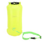 Swim Safety Float Bag, Swimming Bubble Safety Float, Bright Color PVC Waterproof Inflatable Dry Bag with Storage Compartment for Open Water Swimming in Sea and Lake