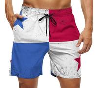 Swim Shorts Hombre Bandera De Osetia del Sur Delineador Triangular Pantalon Corto Cómodo Shorts De Baño para Trekking Natación Deportes L