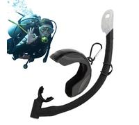 Swim Snorkel, Diving Breathing Hose, Silicona Snorkeling Training Tube, Comfortable Swimming Gear, Lightweight Breath Support for Dry and Wet Use, Professional Diving Equipment