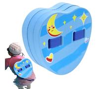 Swim Training Back Float - EVA 20x8x19cm | Pool Swim Trainer Foam Board with Buckle | Learning Safety Float for Children Beginners Boys Girls Pool Ejercise and Swimming Lessons