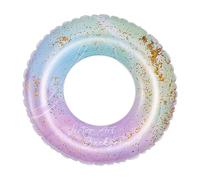 Swim Tube - Pool Float Tube with Sequins Inflatable Confetti Swim Ring