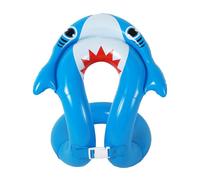 Swim Vest, Swim Ring, Water Float, Shark Design, Waist Support, Outdoor Waters Activities, Beach Lake Use, Easy Wear, Bright Color, 17.32x13.78 Inches, 12.99x6.69 Inch
