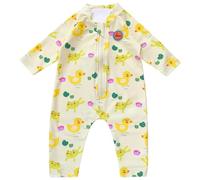 Swimbubs Traje de baño UV para bebé, traje de baño para niñas, protección solar, chaleco de protección contra erupciones para niños pequeños, UPF50, pato amarillo, Pato amarillo, 0-3 meses