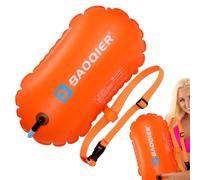 SwimBuoy Float - Open Water Swimming Gear | Equipo De Entrenamiento A | Bolsa De Seguridad Impermeable Para Natadores, Bolsas Auxiliares Inflables Con Función Almacenamiento, Dispositivo