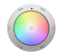 SWIMHOME Foco LED para Piscina Relleno de Resina | De Superficie | 35W 12V AC RGB de Colores | Con Control Remoto | ABS Resistente (RGB con Control Remoto (Cable 2 hilos))