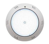 SWIMHOME Warmpool Foco LED para Piscina Superficie Relleno Resina 35W 12V AC Blanco Frío 6000K 26cm Hormigón