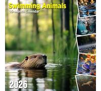Swimming Animals 2026 Calendar: From fish to mammals-life beneath the surface