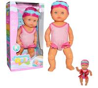 Swimming Baby Doll, 2025 New Waterproof Swimmer Doll, Swimming Baby Doll with Movable Joint Battery Powered for Pool, Bathtub, Beach & Gift for Kids.Give a Clockwork Swimming Doll as a Gift (Regular)