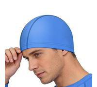 Swimming Bath Cap - Impermeable Elastic Head Cover, Ear Guard Headwear | Flexible Pool Activity Gear for River Water Park Training Practice Workout Shower Spa Vacation Beach Lake Adventure