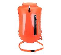 Swimming Buoy Open, Waterproof Swim, Dry Bag Adjustable Waist Belt, 37x70cm, and Phone Window, for Triathletes, Swimmers, Surfers, Adults Training in Lakes, Oceans, or Water