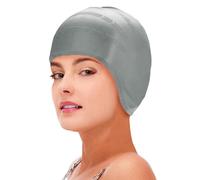 Swimming Cap For Adults and Kids-Soft and Elastic Waterproof Swimming Hat with Ear Protection, Stretchable Pool Hat For Kids Adults, Keep Hair Dry
