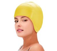 Swimming Cap For Adults and Kids-Soft and Elastic Waterproof Swimming Hat with Ear Protection, Stretchable Pool Hat For Kids Adults, Keep Hair Dry