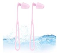 Swimming Earplugs - 3.82x0.98 in Earplugs with Silicone Lanyard | Silicone Ear Plugs Swimming Accessories | 1 Pair Reusable Earbuds | Hearing Protection Accessories for Water Activities Swimmer