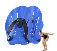 Swimming Fins - Powerful Training Fins for Muscle Strength | Adjustable Strap for Comfortable Fit | Training Equipment for Adults and Kids for Pool or Open Water Swimming